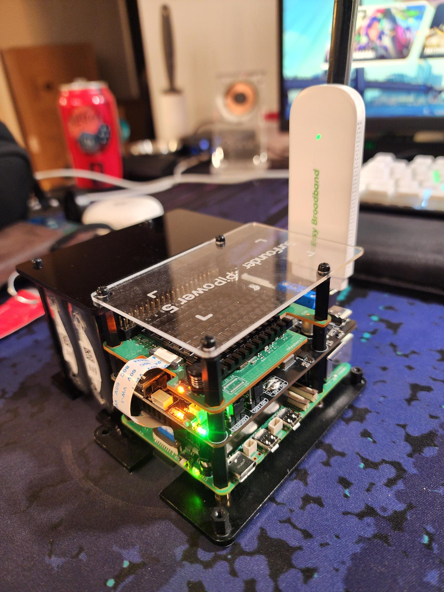 The EspialNVR prototype: a stacked single-board computer with battery backup